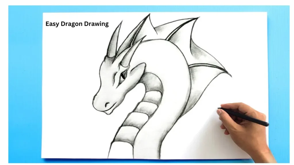 easy dragon drawing